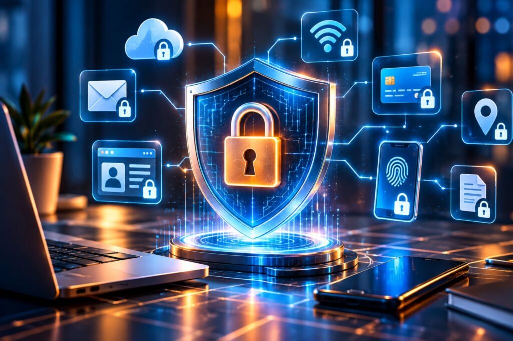 Protect personal data online with cybersecurity and digital privacy measures