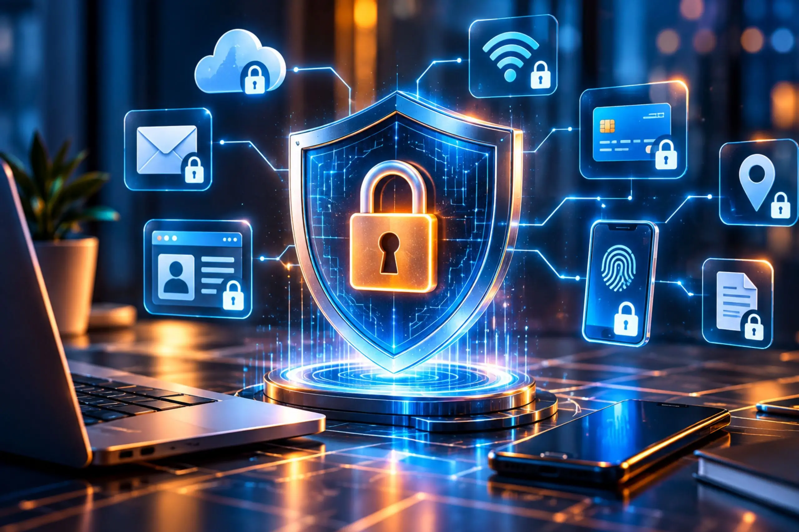 Protect personal data online with cybersecurity and digital privacy measures