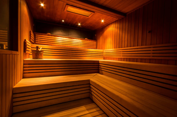 relaxing sauna therapy
