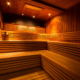 relaxing sauna therapy