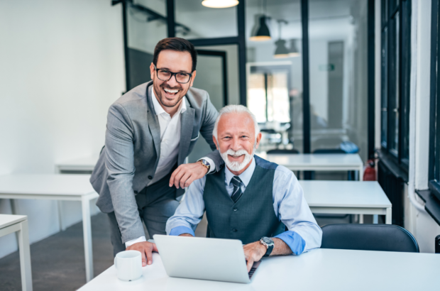 Family working together on a successful business venture