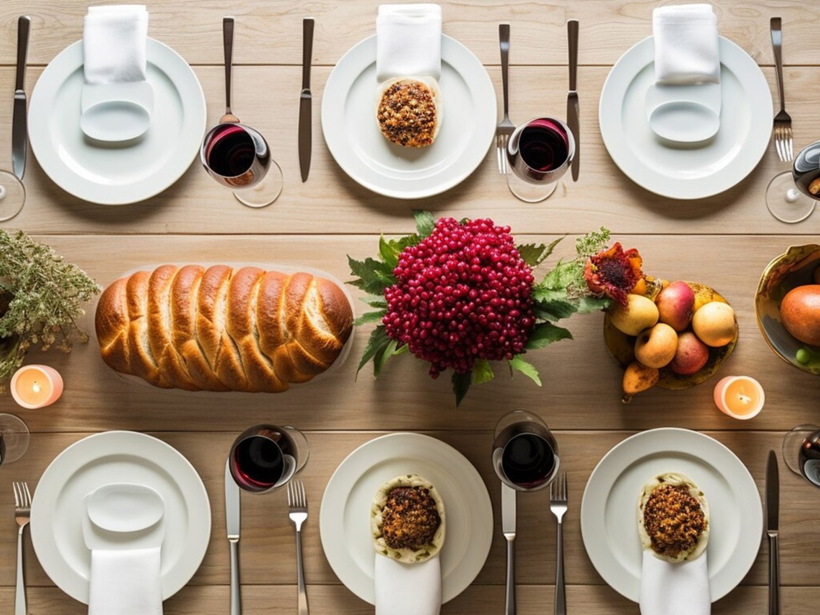 Pumpkin pie served at a Thanksgiving dinner in France